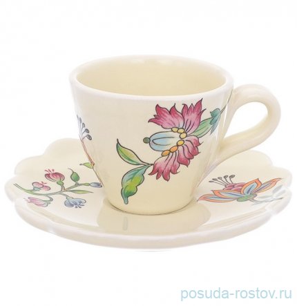 Набор кофейных пар 90 мл 6 шт &quot;Artigianato ceramico /Прованс&quot; / 253214