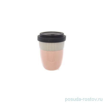 Чашка 200 мл персиково-серая &quot;Coffee to go /Lifestyle Bellevue&quot; / 253438