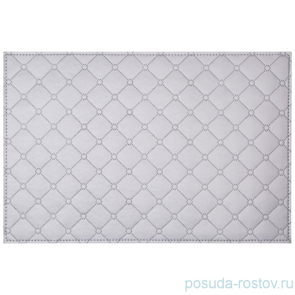 Подстановочная салфетка 45 х 30 см двухслойная "феерия /silver solid" (4шт.) / 231609