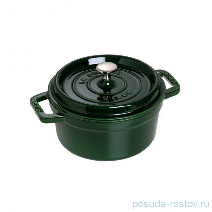 Кокот 24 см с крышкой зеленый базилик 3,8 л &quot;STAUB&quot; / 258017