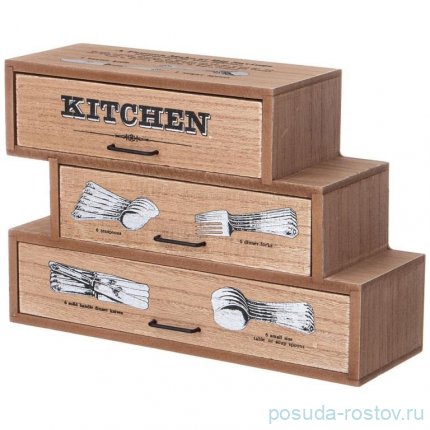 Шкатулка для кухонных аксессуаров 30 х 11 х 20 см &quot;Kitchen&quot; / 353507