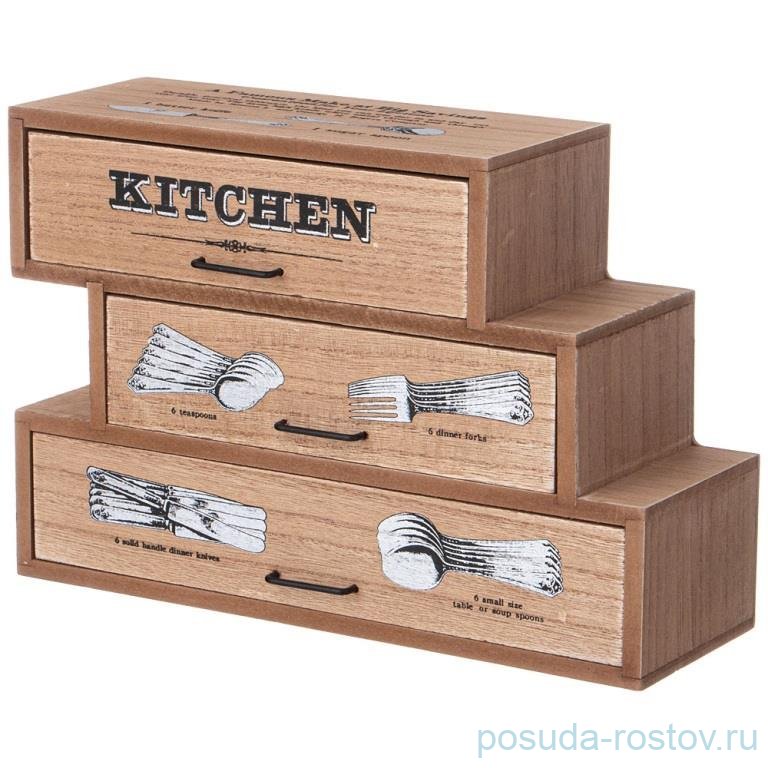 Шкатулка для кухонных аксессуаров 30 х 11 х 20 см "Kitchen" / 353507