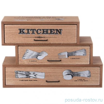 Шкатулка для кухонных аксессуаров 30 х 11 х 20 см &quot;Kitchen&quot; / 353507