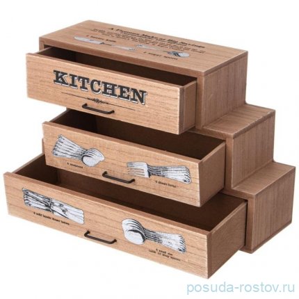 Шкатулка для кухонных аксессуаров 30 х 11 х 20 см &quot;Kitchen&quot; / 353507