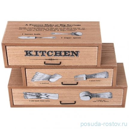 Шкатулка для кухонных аксессуаров 30 х 11 х 20 см &quot;Kitchen&quot; / 353507