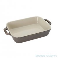 Форма для запекания 20 х16 см прямоугольная античный серый &quot;Ceramics&quot; / 347891