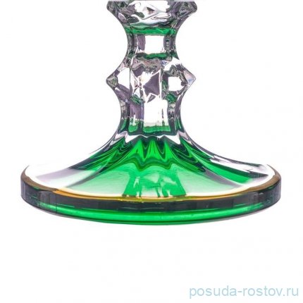 Конфетница 21 см н/н &quot;Лепка зелёная&quot; AS Crystal / 346097