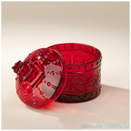 Емкость для хранения 9 х 9 х 12,5 см &quot;Celebration red&quot; / 354432