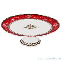 Тортница 27,5 х 27,5 х 10 см н/н &quot;christmas collection /красная&quot; / 192124