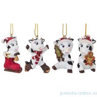 Набор фигурок 4 х 3,5 х 6,5 см 4 шт &quot;Весёлые коровки&quot; / 213346