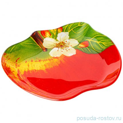 Блюдо 15 х 14 х 1 см Яблоко &quot;Happy day&quot; (12шт.) / 346989