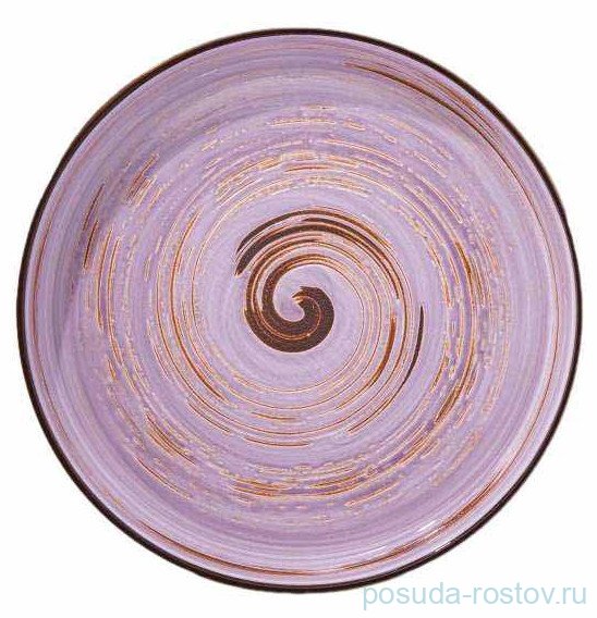 Тарелка 28 см сиреневая "Spiral"   / 327571