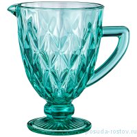 Кувшин для воды 1,3 л бирюзовый &quot;Ромбо /Muza color&quot; / 225113
