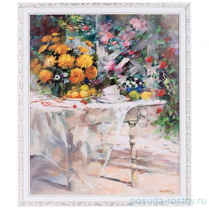 Картина 50 х 60 см /рамка евро белая  / 262076