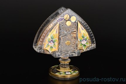 Салфетница 14 см &quot;Хрусталь с золотом&quot; / 044499