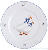 Блюдо 30 см круглое &quot;Бернадотт /Гуси&quot; Е-М / 088760