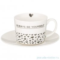 Чайная пара 250 мл &quot;Love you /Always be yourself&quot; / 331399