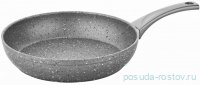 Сковорода 30 х 6 см с антипригарным покрытием 3,35 л серая &quot;GRANITE SINGLES&quot; / 295554