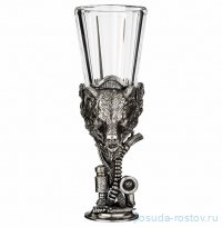 Рюмка 50 мл &quot;Трофейный Россия /Медведь&quot; /посеребрение / 301037
