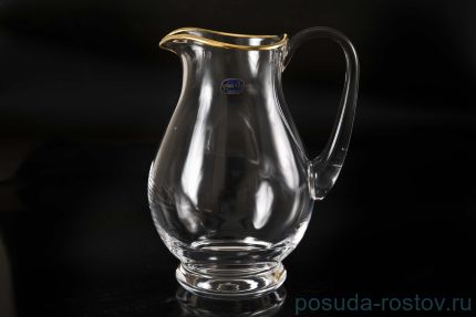 Кувшин для воды 1,5 л &quot;Отводка золото&quot;** / 021846