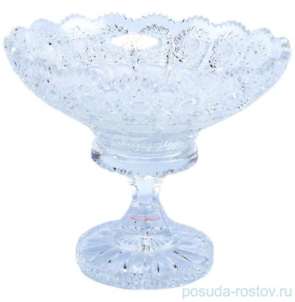 Вазочка 15 см н/н &quot;S.Crystal /Хрусталь резной&quot; / 064138