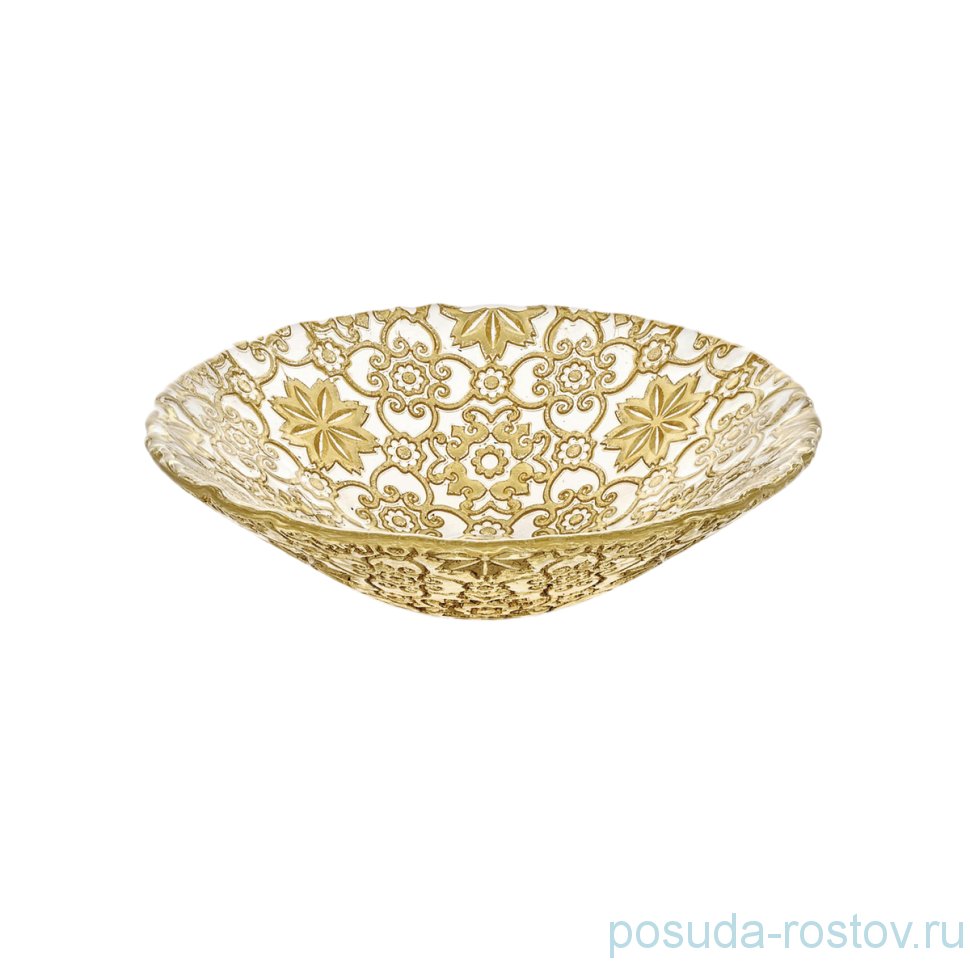 Салатник 25 см золотой "Arabesque" / 273291