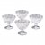 Набор креманок crystal pearl 4 шт. 264 мл / 10 см / 367062