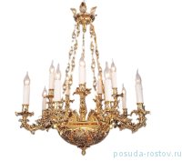 Люстра 16 рожковая бронза &quot;Margaret&quot; / 123678