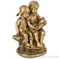 Фигурка 33 х 25 х 49 см &quot;Дети читают книгу&quot; /бронза с позолотой / 273603