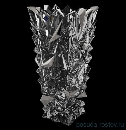 Ваза для цветов 30,5 см &quot;Glacier /Платина&quot; хрусталь Йиглава / 139171