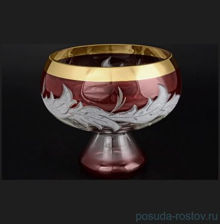Конфетница 16,5 см н/н &quot;Лепка красная /5849&quot; / 034798