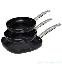 Набор сковород 3 предмета &quot;Le Chef Line&quot; чёрные / 136489