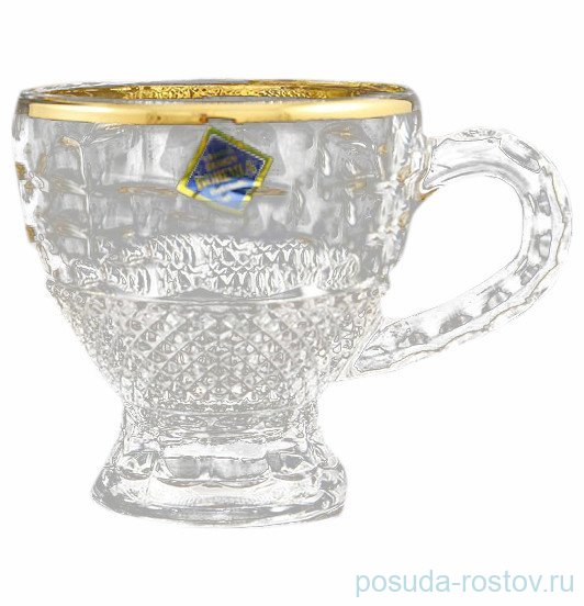 Набор кружек 180 мл 6 шт н/н "Diamond /Отводка золото" / 313134