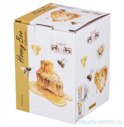 Банка для сыпучих продуктов 650 мл с деревянной крышкой &quot;Honey bee&quot; / 256517