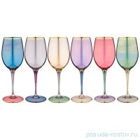 Бокалы для красного вина 380 мл 6 шт &quot;Premium colors&quot; / 276523