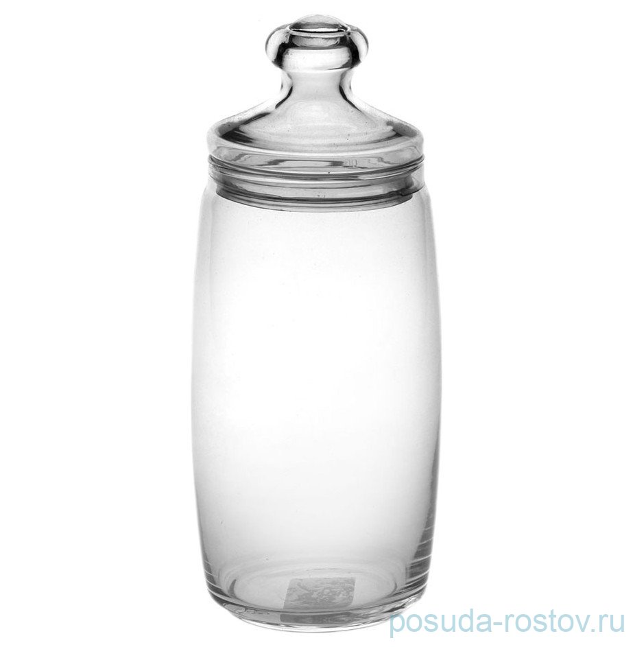 Банка для сыпучих продуктов 1,5 л с крышкой 6 шт "Чешни /Без декора" / 319741