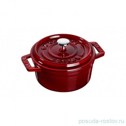 Кокот 10 см с крышкой 250 мл гранатовый &quot;STAUB&quot; / 283797