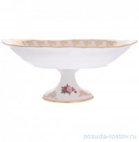 Блюдо 35 см овальное (глубокое) для хлеба н/н &quot;Корона /Аляска /Роза перламутр&quot; / 274227