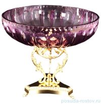 Фруктовница 33 см н/н &quot;Rosaperla /Риган /Розовая&quot; / 125096