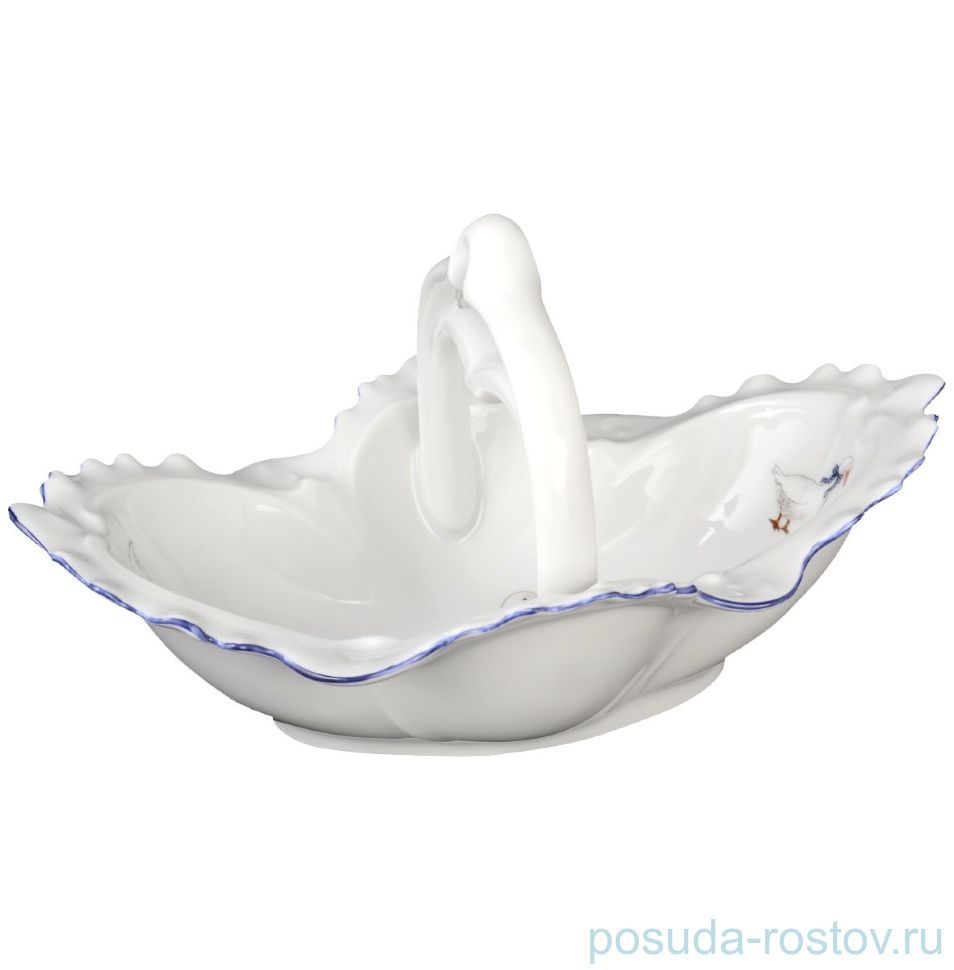 Корзинка 20 см "Корона /Гуси" / 042271