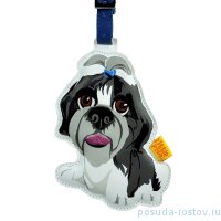 Кожаный брелок на сумку &quot;Shih-Tzu&quot; / 144006