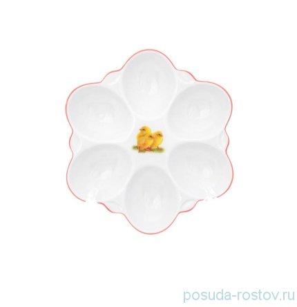 Блюдо для яиц 15 см &quot;Корона /Весна /Цыплята 2&quot;  / 255580