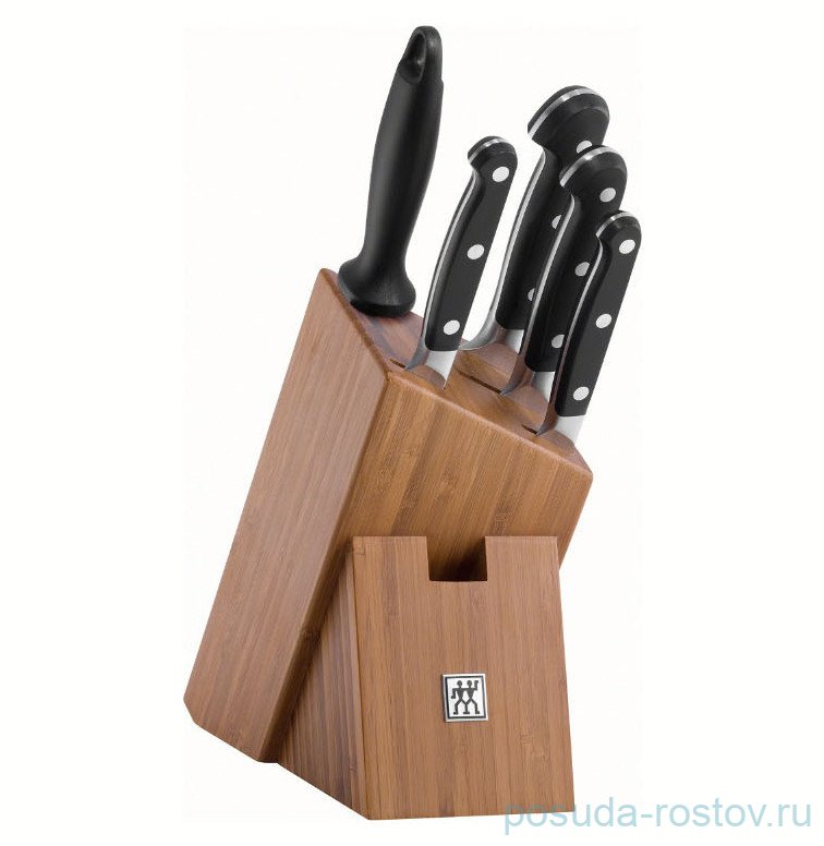 Набор кухонных ножей 5 предметов на подставке "Pro /ZWILLING" / 334562
