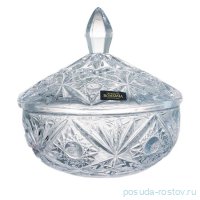 Ваза для конфет 14 см с крышкой &quot;Вега /Без декора&quot; / 092821