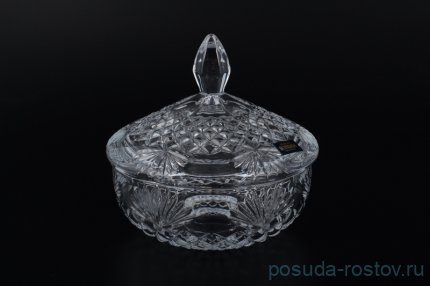 Ваза для конфет 14 см с крышкой &quot;Вега /Без декора&quot; / 092821