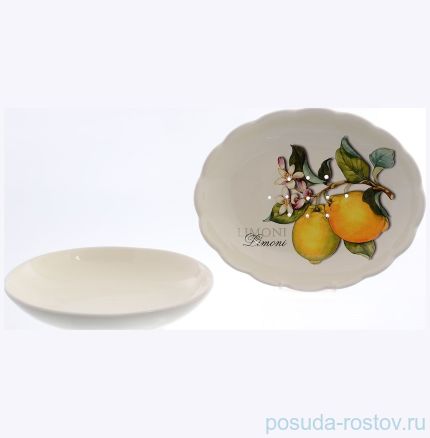 Дуршлаг 23 х 18 см &quot;Artigianato ceramico /Лимоны&quot; / 156780