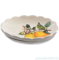Дуршлаг 23 х 18 см &quot;Artigianato ceramico /Лимоны&quot; / 156780