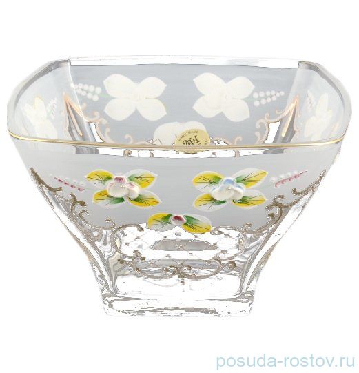Ваза для конфет 13 см "Лепка белая" U-R / 097895