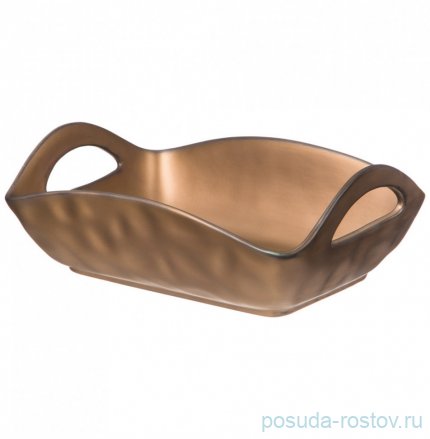 Блюдо 23 х 16 х 8 см с ручками &quot;Bronze&quot; / 282842
