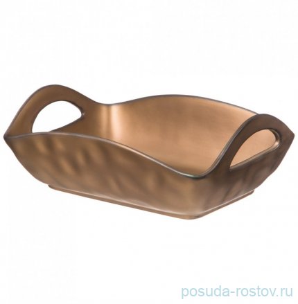 Блюдо 23 х 16 х 8 см с ручками &quot;Bronze&quot; / 282842